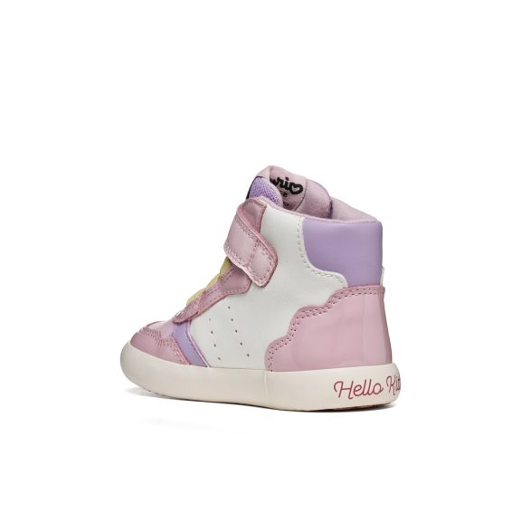 Geox Eclyper lány magasszárú cipő fehér-pink