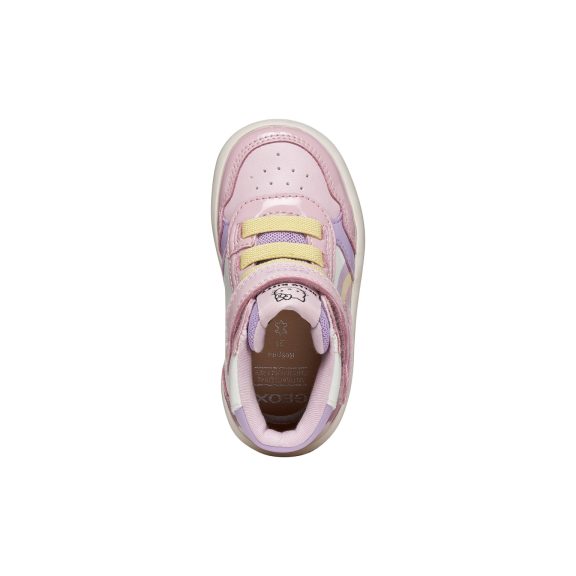 Geox Eclyper lány magasszárú cipő fehér-pink