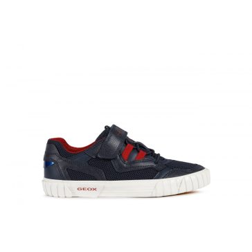 Geox Jr Kilwi Boys navy/red gyerekcipő