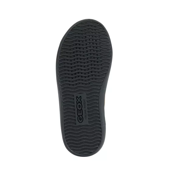 Geox Gilsi junior bélelt cipő mustár-fekete Geox Gilsi junior bélelt cipő mustár-fekete