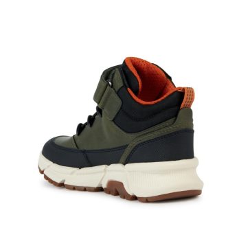 Geox Flexyper vízálló őszi-téli bakancs olajzöld