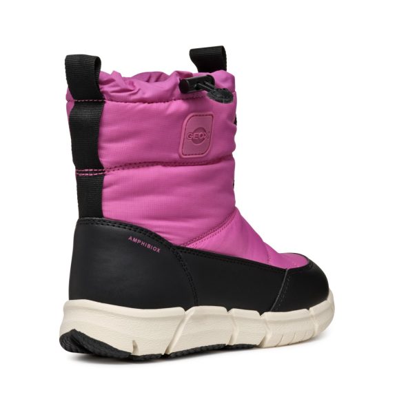 Geox Flexyper vízálló hótaposó pink-fekete Geox Flexyper vízálló hótaposó pink-fekete