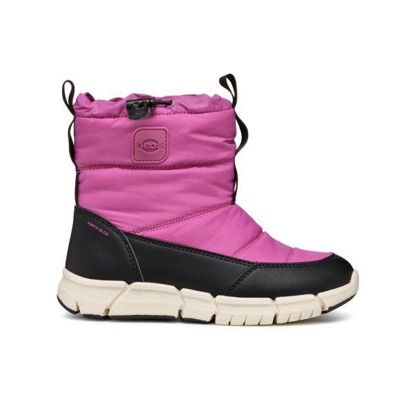 Geox Flexyper vízálló hótaposó pink-fekete Geox Flexyper vízálló hótaposó pink-fekete