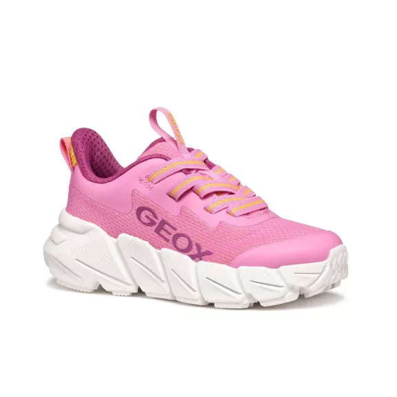 Geox Flexiper Fast Girl sportcipő pink-sárga Geox Flexiper Fast Girl sportcipő pink-sárga