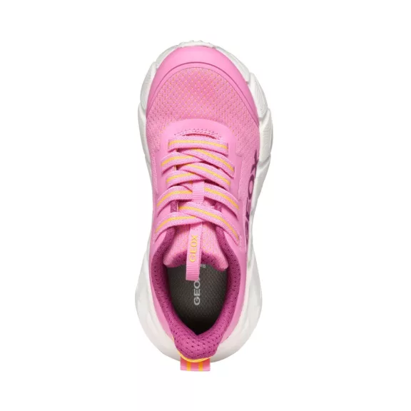 Geox Flexiper Fast Girl sportcipő pink-sárga Geox Flexiper Fast Girl sportcipő pink-sárga