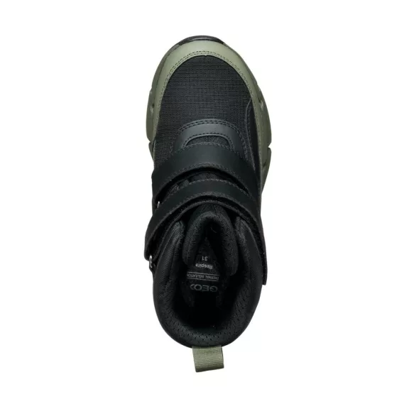Geox Flexyper vízálló téli csizma fekete-military Geox Flexyper vízálló téli csizma fekete-military