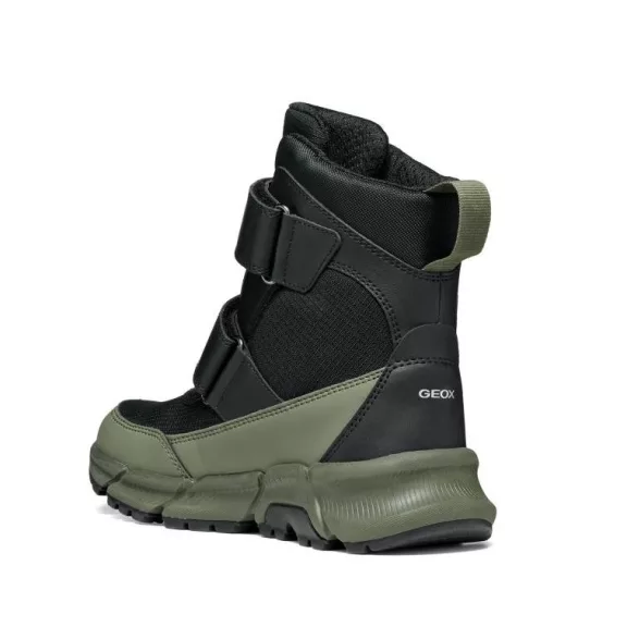 Geox Flexyper vízálló téli csizma fekete-military Geox Flexyper vízálló téli csizma fekete-military
