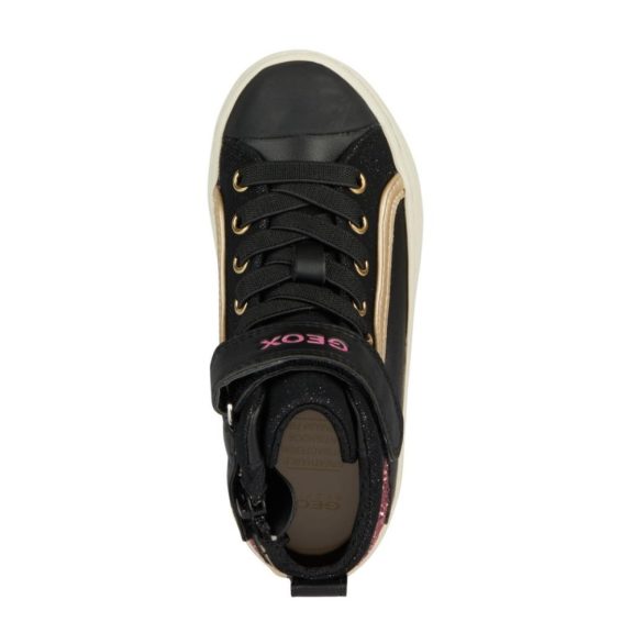 Geox Kalispera cipő fekete-pink csillag Geox Kalispera cipő fekete-pink csillag
